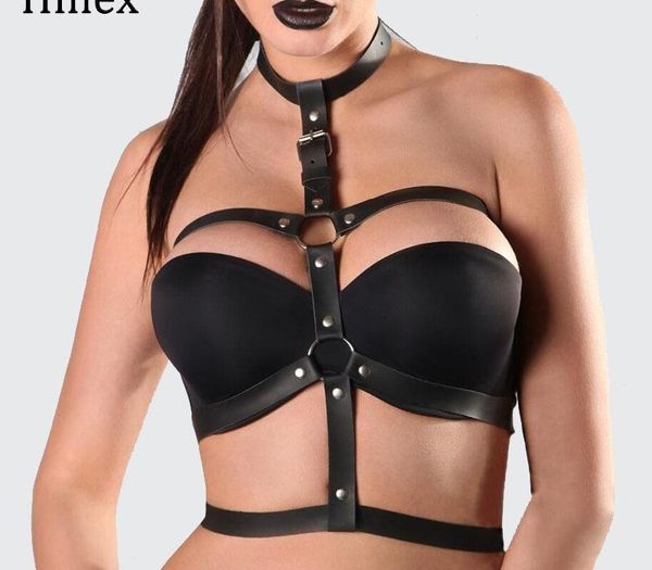 women handmade leather garter belts fashion harness body bondage belt straps female erotic body suspenders accessories y200501, Black;brown
women handmade leather garter belts fashion harness body bondage belt straps female erotic body suspenders accessories y200501, Black;brown