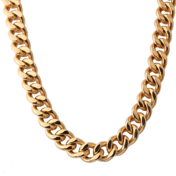 7-40" size 13/15mm mens jewelry gold black 316l stainless steel high polished cuban chain mens necklace bracelet, Silver
7-40" size 13/15mm mens jewelry gold black 316l stainless steel high polished cuban chain mens necklace bracelet, Silver