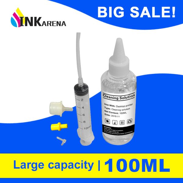 ink refill kits inkarena 100ml bottle printhead flush system cleaning liquid for dye clean fluid tool inkjet printer
ink refill kits inkarena 100ml bottle printhead flush system cleaning liquid for dye clean fluid tool inkjet printer