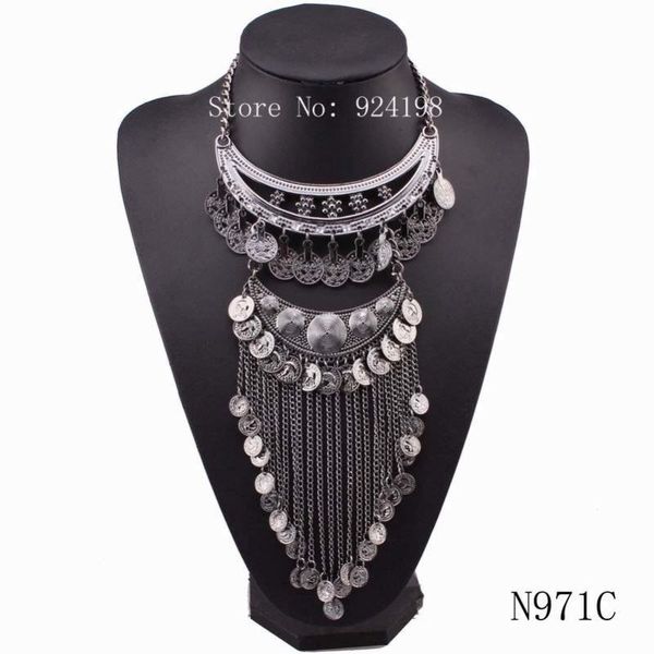 pendant necklaces 2021 arrival design fashion brand coin necklace vintage alloy ethnic chain chunky statement women jewelry, Silver
pendant necklaces 2021 arrival design fashion brand coin necklace vintage alloy ethnic chain chunky statement women jewelry, Silver