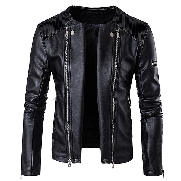 new punk style biker jacket men fashion multi zipper motorcycle leather jacket coat casual black short pu men
new punk style biker jacket men fashion multi zipper motorcycle leather jacket coat casual black short pu men