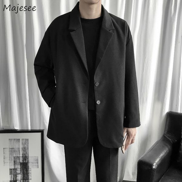 men's suits & blazers men single breasted spring loose casual fashion outwear plus size 4xl korean style all-match students streetwear, White;black
men's suits & blazers men single breasted spring loose casual fashion outwear plus size 4xl korean style all-match students streetwear, White;black