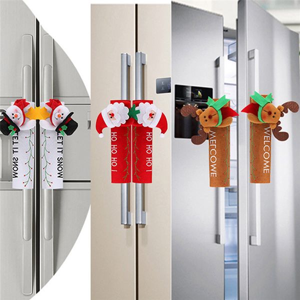 2020 christmas fridge handle covers santa claus microwave oven dishwasher door handle cover xmas christmas party decor 24*16 cm
2020 christmas fridge handle covers santa claus microwave oven dishwasher door handle cover xmas christmas party decor 24*16 cm
