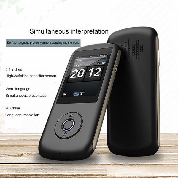 latest wireless 2.4 inch screen smart portable translator spanish english french korean language voice simultaneous translation
latest wireless 2.4 inch screen smart portable translator spanish english french korean language voice simultaneous translation