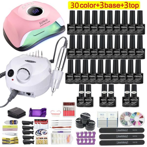 nail art kits super manicure set with 180w/120w/54w uv lamp 35000rpm drill machine 30 color gel polish kit tools
nail art kits super manicure set with 180w/120w/54w uv lamp 35000rpm drill machine 30 color gel polish kit tools