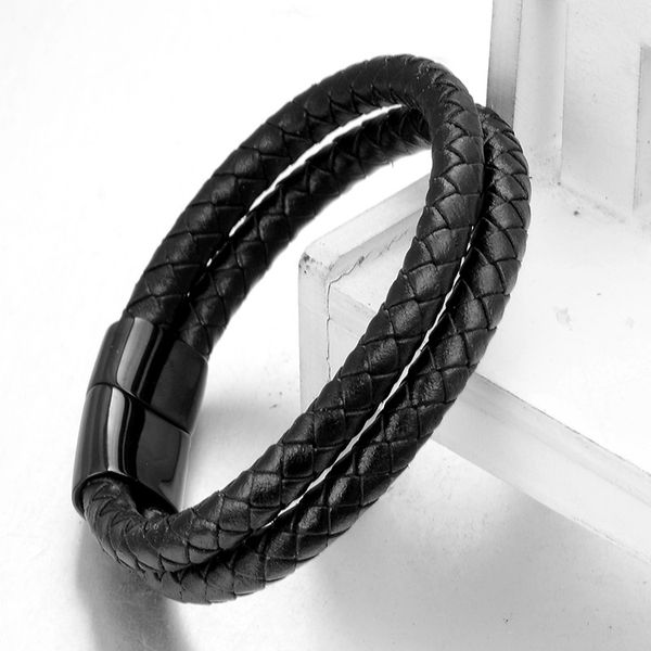 minimalist genuine leather stainless steel bracelet black brown leather magnet bangle & braclet for men wristband jewelry, Golden;silver
minimalist genuine leather stainless steel bracelet black brown leather magnet bangle & braclet for men wristband jewelry, Golden;silver