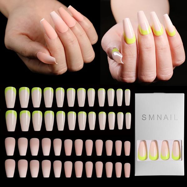 false nails 24 pieces/box of gradient color wearable nail art full coverage fake manicure techniques finished pieces, Red;gold
false nails 24 pieces/box of gradient color wearable nail art full coverage fake manicure techniques finished pieces, Red;gold