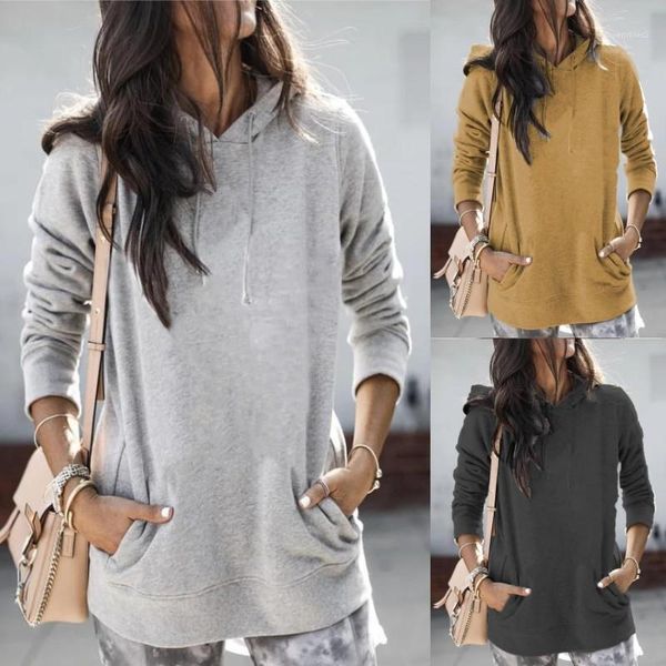 drawstring hooded sweatshirt famale loose long sleeve pocket clothes women solid color hoodies spring autumn, Black
drawstring hooded sweatshirt famale loose long sleeve pocket clothes women solid color hoodies spring autumn, Black