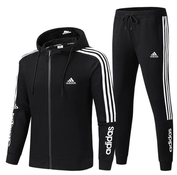 2020 autumn and winter thin sports casual cardigan suit fitness running hooded sweater football training pants men's tracksuits, Gray
2020 autumn and winter thin sports casual cardigan suit fitness running hooded sweater football training pants men's tracksuits, Gray