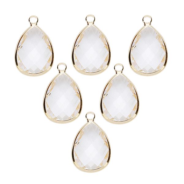 6 pieces popular diy glass water drop jewelry making charms beads fashion trend charming jewelry romantic gift for female lover, Black
6 pieces popular diy glass water drop jewelry making charms beads fashion trend charming jewelry romantic gift for female lover, Black