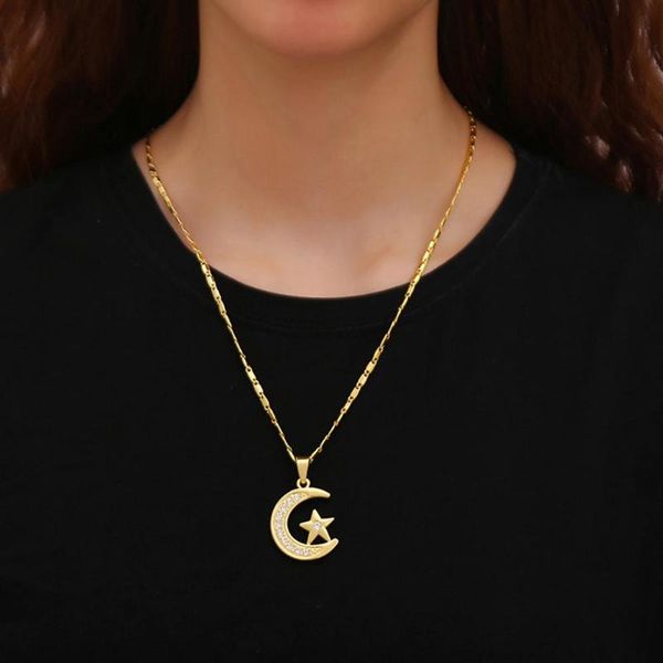 women fashionable all match moon star pendant chain necklace jewelry accessories new fine engagement jewelry accessories girls, Silver
women fashionable all match moon star pendant chain necklace jewelry accessories new fine engagement jewelry accessories girls, Silver