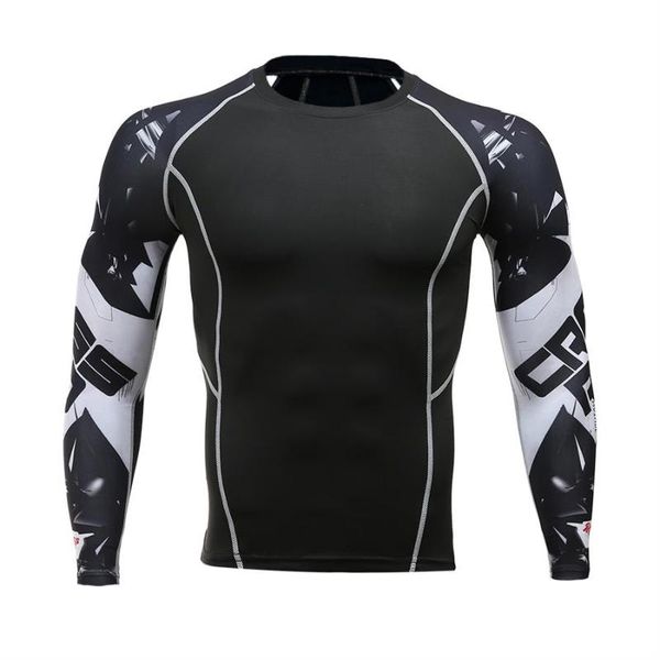 running jerseys men's long sleeve t-shirt sports sportswear, Black;blue