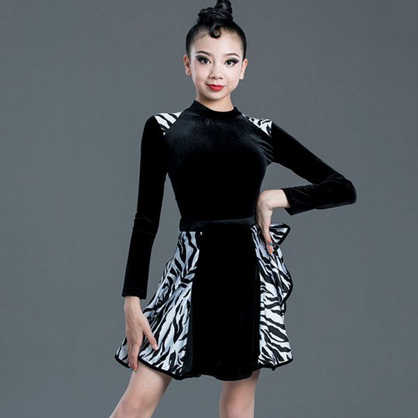stage wear latin dance dress kids fashion zebra pattern split suit rumba cha samba salsa girls professional practice dn5439, Black;red
stage wear latin dance dress kids fashion zebra pattern split suit rumba cha samba salsa girls professional practice dn5439, Black;red