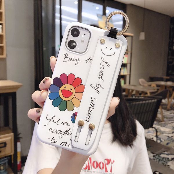 Fashion Sun Flower IPhoneXsmax Mobile Phone Case Trendy Wristband Bracket Xr Suitable for IPhone11 Anti-drop 7/8Plus Case-
Fashion Sun Flower IPhoneXsmax Mobile Phone Case Trendy Wristband Bracket Xr Suitable for IPhone11 Anti-drop 7/8Plus Case-