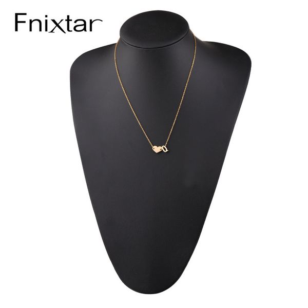 fnixtar 20pcs/lot heart initials necklace stainless steel sweater chain necklace letter pendant for women's men's gifts, Silver
fnixtar 20pcs/lot heart initials necklace stainless steel sweater chain necklace letter pendant for women's men's gifts, Silver