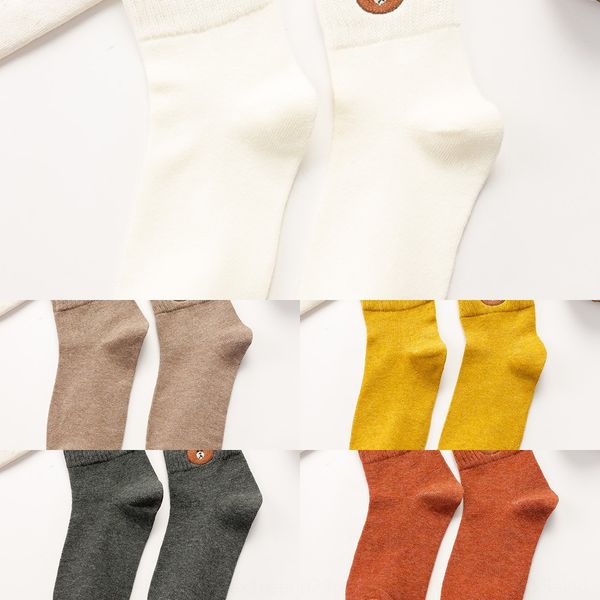 women's autumn and winter solid color bear embroidered medium cotton women's cotton striped mid-calf socks korean style socks zq4j, Black
women's autumn and winter solid color bear embroidered medium cotton women's cotton striped mid-calf socks korean style socks zq4j, Black
