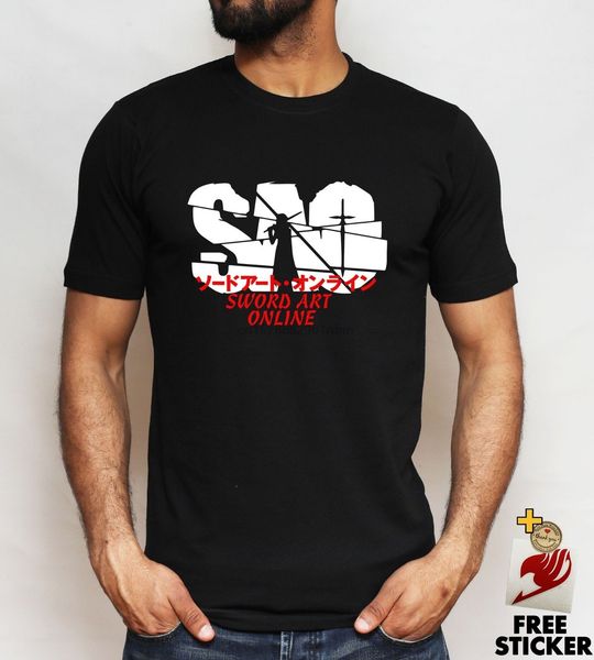 sword art online t shirt sao tee kirito swordsman anime gift teesfashion style men tee100% cotton classic tee
sword art online t shirt sao tee kirito swordsman anime gift teesfashion style men tee100% cotton classic tee