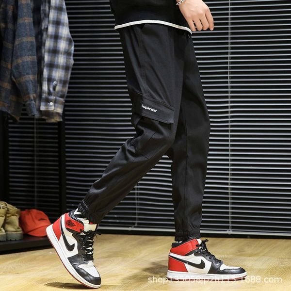 casual ankle-tied men ankle-length pants overallsoveralls overalls overallss autumn new fashion korean style slim fit sports nine-point casu, Blue
casual ankle-tied men ankle-length pants overallsoveralls overalls overallss autumn new fashion korean style slim fit sports nine-point casu, Blue