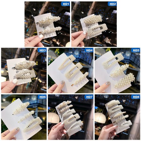 1 set solid pearl hair clips for women hair barrette fashion hairpins snap barrettes trendy styling accessories, Golden;silver
1 set solid pearl hair clips for women hair barrette fashion hairpins snap barrettes trendy styling accessories, Golden;silver