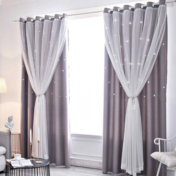 curtain & drapes 1pc hollowed curtains for living room stars shading window drape purdah bedroom home decoration
curtain & drapes 1pc hollowed curtains for living room stars shading window drape purdah bedroom home decoration
