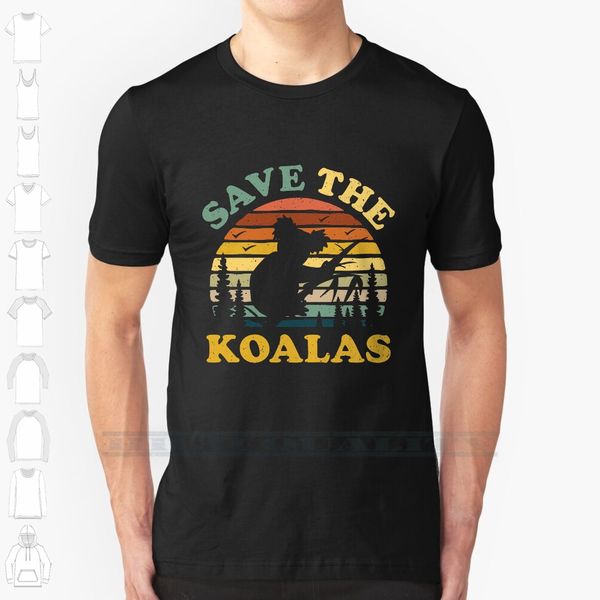 save the koalas vintage retro custom design print for men women cotton new cool tee t shirt big size 6xl save the
save the koalas vintage retro custom design print for men women cotton new cool tee t shirt big size 6xl save the