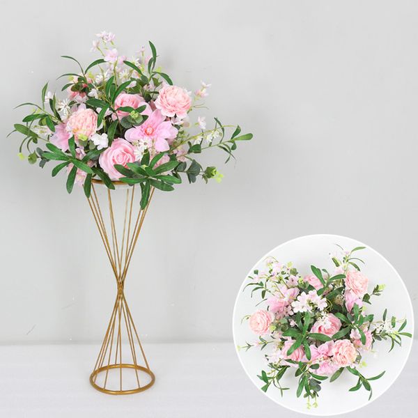 new diy wedding table centerpiece artificial flower ball flower stand backdrop wall road lead l party wedding stage decor
new diy wedding table centerpiece artificial flower ball flower stand backdrop wall road lead l party wedding stage decor