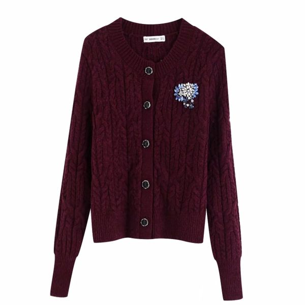 women's knits & tees autumn women pearl beading decorate twist knitting sweater female basic long sleeve cardigan sweaters chic leisure, White
women's knits & tees autumn women pearl beading decorate twist knitting sweater female basic long sleeve cardigan sweaters chic leisure, White