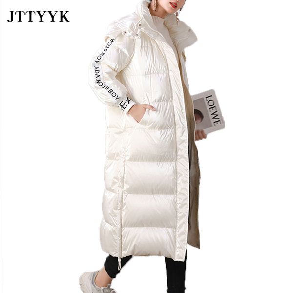 90% white duck down coat women 2020 winter snow jacket plus size female x-long thick warm loose down parkas fashion warm jackets, Black
90% white duck down coat women 2020 winter snow jacket plus size female x-long thick warm loose down parkas fashion warm jackets, Black