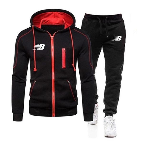 running sports men's sportswear sets 2020 autumn hooded thick male casual tracksuit men 2 piece sweatshirt + sweatpants set, Black;white
running sports men's sportswear sets 2020 autumn hooded thick male casual tracksuit men 2 piece sweatshirt + sweatpants set, Black;white