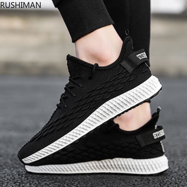 rushiman men's shoes 2020 new mesh breathable quality student casual shoes casual sports board size 39-44, Black
rushiman men's shoes 2020 new mesh breathable quality student casual shoes casual sports board size 39-44, Black