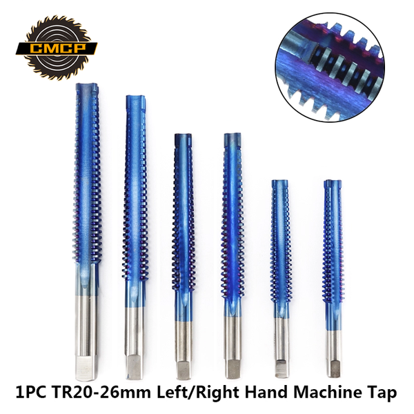 1pc tr20-26 left/right hand machine screw tap drill nano blue coated metric thread tap for drilling metal hss machine thread
1pc tr20-26 left/right hand machine screw tap drill nano blue coated metric thread tap for drilling metal hss machine thread