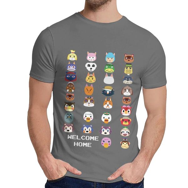 popular game welcome home animal crossing t shirt man casual amazing classic o-neck camiseta
popular game welcome home animal crossing t shirt man casual amazing classic o-neck camiseta