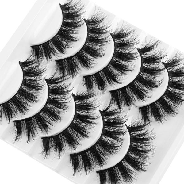 false eyelashes 5 pairs 3d faux mink hair natural handmade long wispies lashes criss-cross eye extension makeup tools
false eyelashes 5 pairs 3d faux mink hair natural handmade long wispies lashes criss-cross eye extension makeup tools