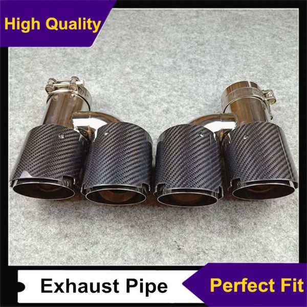 2pcs: inlet 51 54 57 60 63mm universal h style car shiny carbon fiber exhaust pipe double nose end pipe muffler
2pcs: inlet 51 54 57 60 63mm universal h style car shiny carbon fiber exhaust pipe double nose end pipe muffler