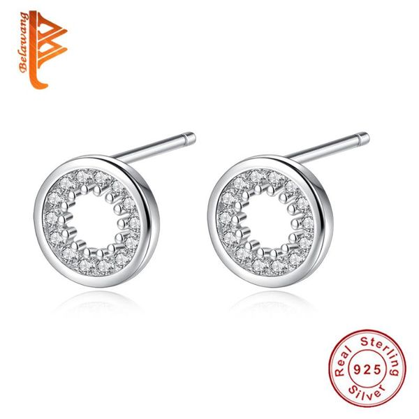 trendy 100% 925 sterling silver stud earrings simple small round herat star earrings for women crystal fashion jewelry, Golden;silver 
trendy 100% 925 sterling silver stud earrings simple small round herat star earrings for women crystal fashion jewelry, Golden;silver