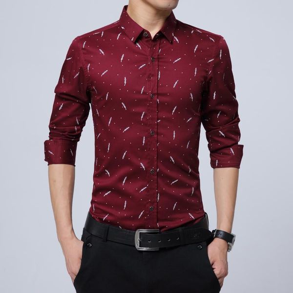 2020 autumn new men shirt fashion brand 100%cotton slim fit casual long sleeve shirt leaves print social business dress shirts, White;black
2020 autumn new men shirt fashion brand 100%cotton slim fit casual long sleeve shirt leaves print social business dress shirts, White;black
