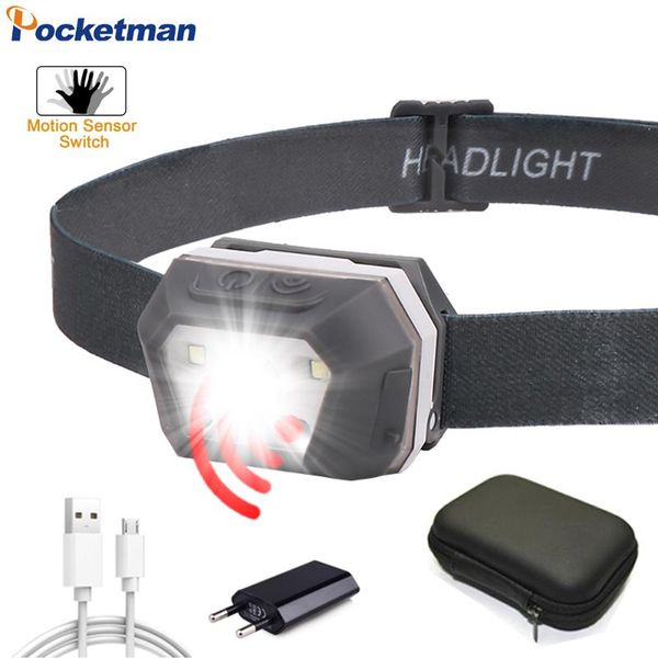 headlamps 7500lm usb rechargeable headlamp with built-in battery body motion sensor headlight red/yellow/white light head waterproof
headlamps 7500lm usb rechargeable headlamp with built-in battery body motion sensor headlight red/yellow/white light head waterproof