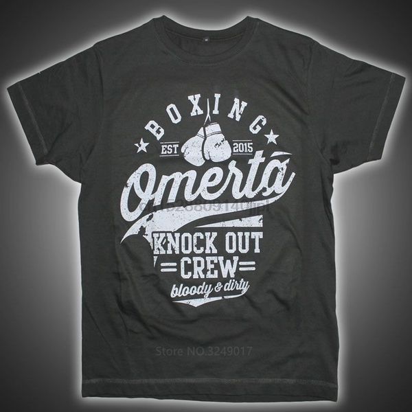 2018 новые смешные новый стиль o-образным вырезом с коротким рукавом omerta box knock out crew tee shirt для мужчин
2018 новые смешные новый стиль o-образным вырезом с коротким рукавом omerta box knock out crew tee shirt для мужчин