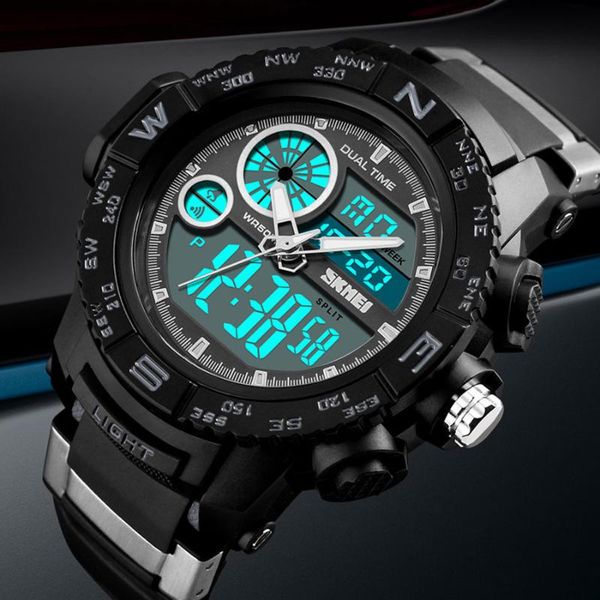 skmei new man watches outdoor dual display sports wristwatches fashion casual 50m waterproof watch relogio masculino 1332 zk20, Slivery;brown
skmei new man watches outdoor dual display sports wristwatches fashion casual 50m waterproof watch relogio masculino 1332 zk20, Slivery;brown