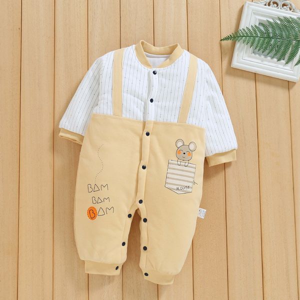 2020 new clothes for babies autumn and winter thick warm baby jumpsuits newborn childrens cotton crawling clothes romper, Blue
2020 new clothes for babies autumn and winter thick warm baby jumpsuits newborn childrens cotton crawling clothes romper, Blue
