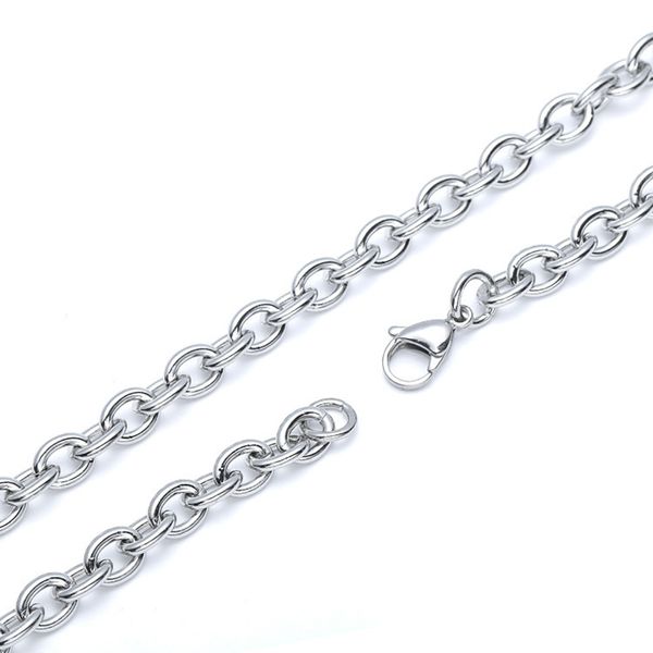 100% stainless steel chain for jewelry making 2/3/4/5/6/7mm metal o shape rolo link chain bulk wholesale 10pcs, Silver
100% stainless steel chain for jewelry making 2/3/4/5/6/7mm metal o shape rolo link chain bulk wholesale 10pcs, Silver