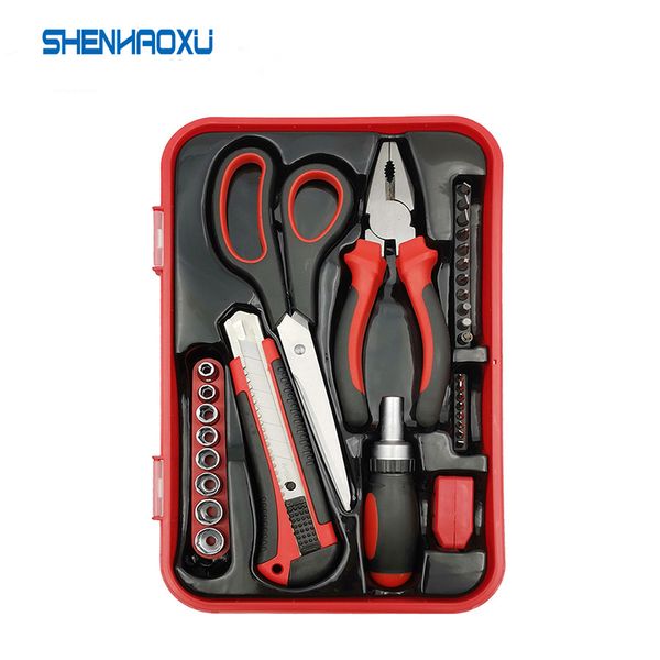 hand tool set pliers screwdrivers sockets knives scissors 32 kit home diy general household
hand tool set pliers screwdrivers sockets knives scissors 32 kit home diy general household