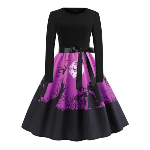 casual dresses hepburn long sleeve women dress pumpkin print halloween flare high waist autumn winter female 2021 vintage f824, Black;gray
casual dresses hepburn long sleeve women dress pumpkin print halloween flare high waist autumn winter female 2021 vintage f824, Black;gray