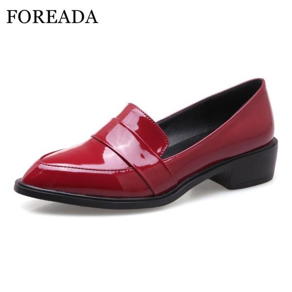 foreada women flats loafers shoes patent leather flat casual shoes fashion pointed toe female spring red big size 33-43, Black
foreada women flats loafers shoes patent leather flat casual shoes fashion pointed toe female spring red big size 33-43, Black