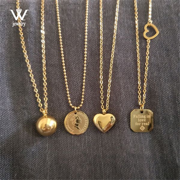 we gold steel titanium square ball heart pendant necklace charm collar necklace jewelry for women girls party collar de mujer, Silver
we gold steel titanium square ball heart pendant necklace charm collar necklace jewelry for women girls party collar de mujer, Silver