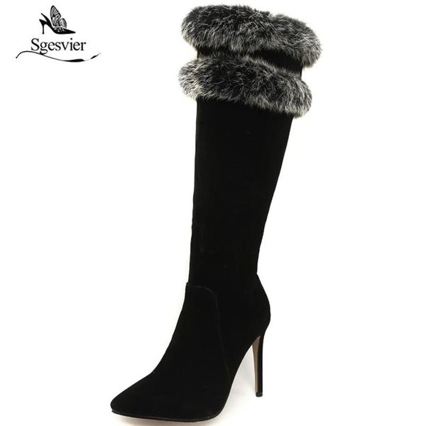 sgesvier черный коричневый зимняя обувь женщины колено высокие сапоги стороны молнии западная thin высокие каблуки остроконечные toe снег из, Black
sgesvier черный коричневый зимняя обувь женщины колено высокие сапоги стороны молнии западная thin высокие каблуки остроконечные toe снег из, Black