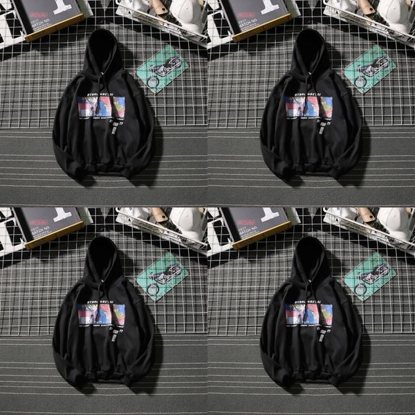 ins super hooded sweatercoat sweatersweater men's spring couple print coat loose ulzzang korean style trendy 6uezw, Black
ins super hooded sweatercoat sweatersweater men's spring couple print coat loose ulzzang korean style trendy 6uezw, Black