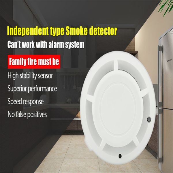 stable independent alarm smoke detector home security wireless alarm sensor fire equipment high sensitive, Black;white
stable independent alarm smoke detector home security wireless alarm sensor fire equipment high sensitive, Black;white