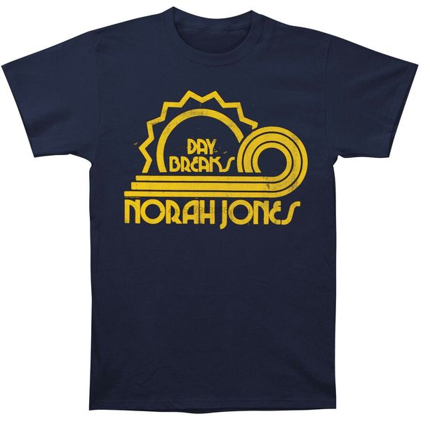 norah jones men day breaks mens soft t slim fit t-shirt navy(1