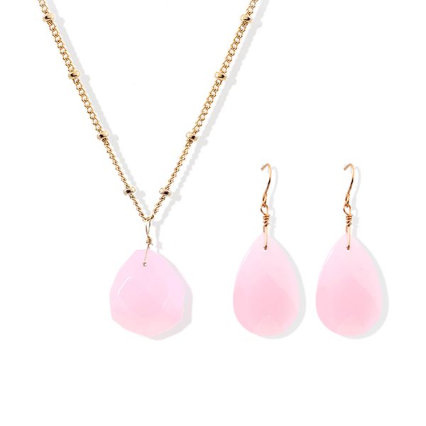 new elegant pink crystal stone pendant necklace bridal wedding neck jewelry trendy statement necklace collar jewelry for women, Silver
new elegant pink crystal stone pendant necklace bridal wedding neck jewelry trendy statement necklace collar jewelry for women, Silver